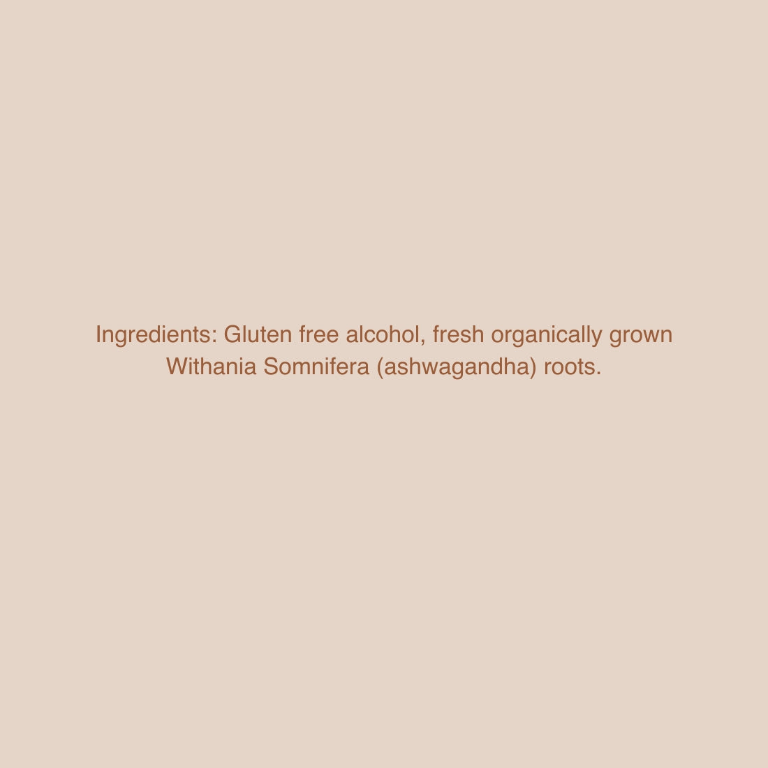 Ashwagandha Tincture: Hormone & Anxiety Support