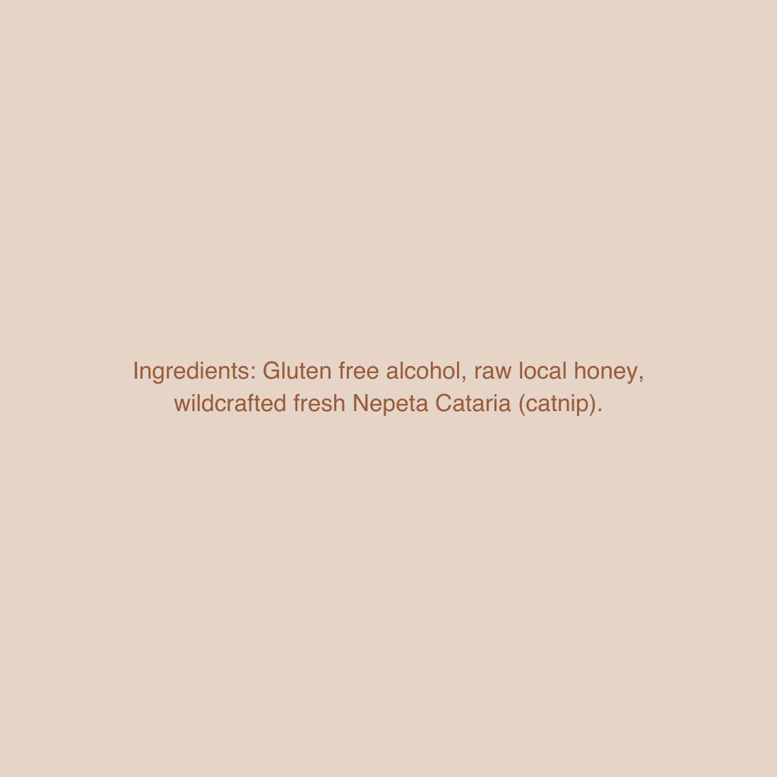 Catnip Elixir: Panic & Nervous Digestion Support