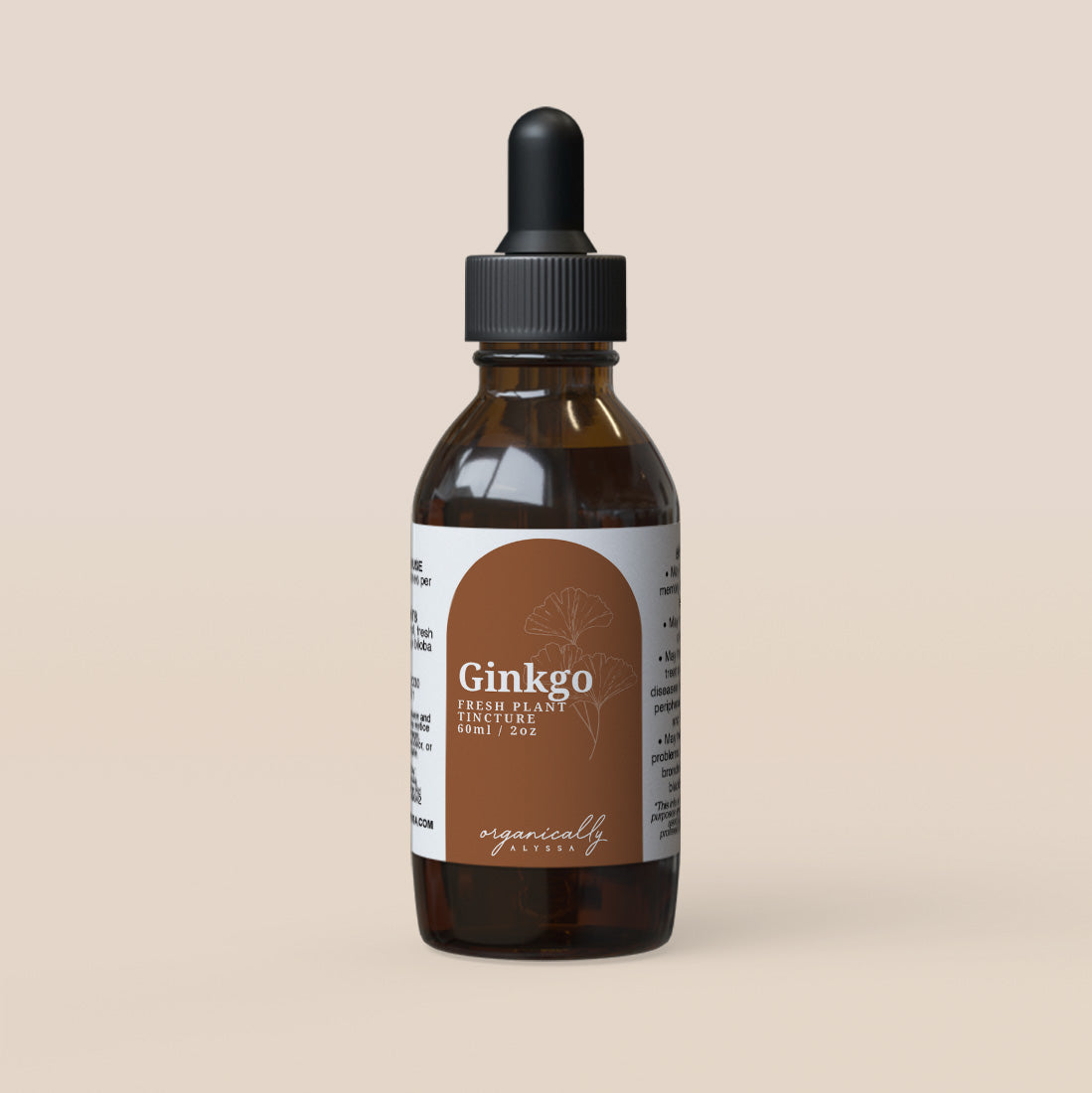 Ginkgo Tincture: Brain & Lung Support