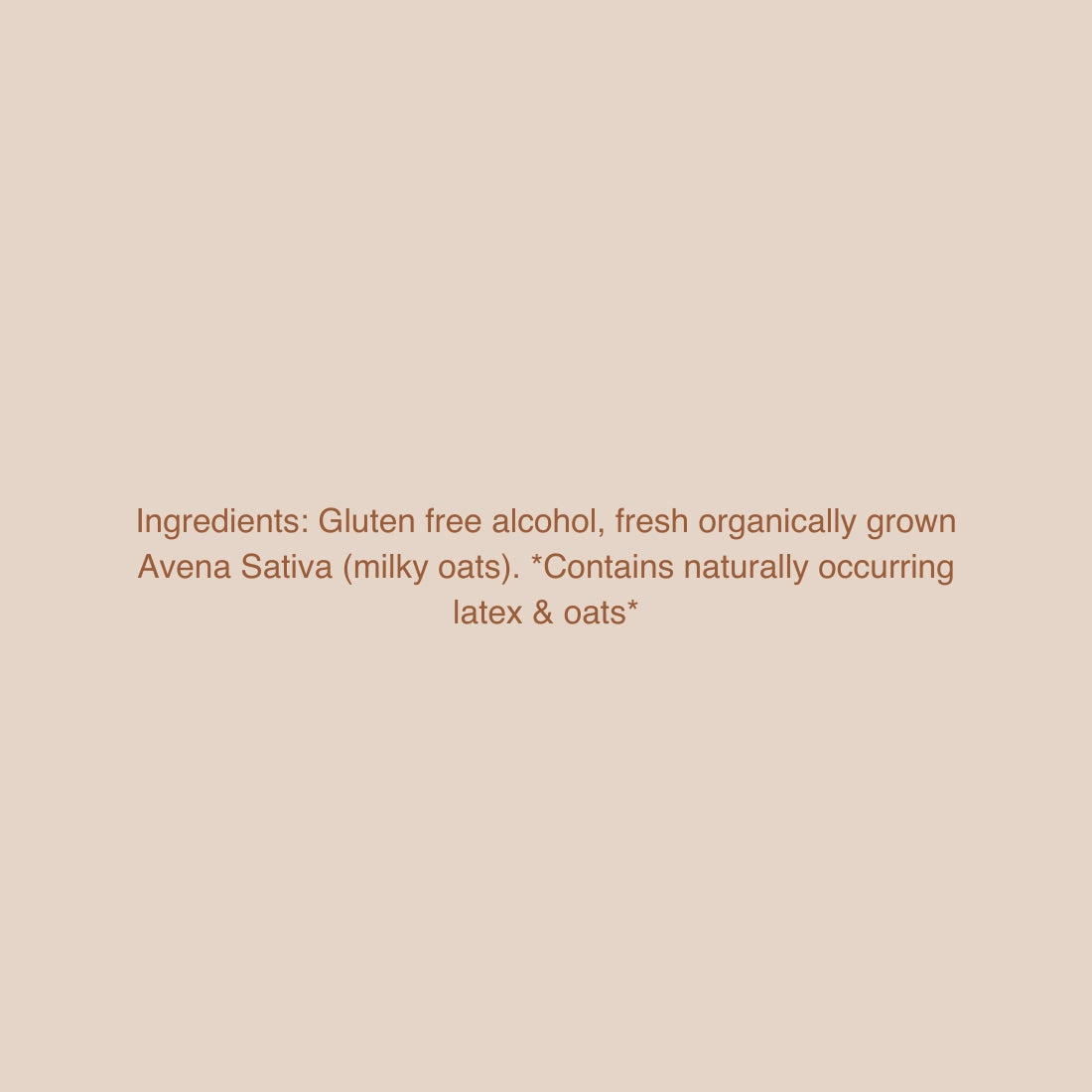 Milky Oats Tincture: Nerve Support