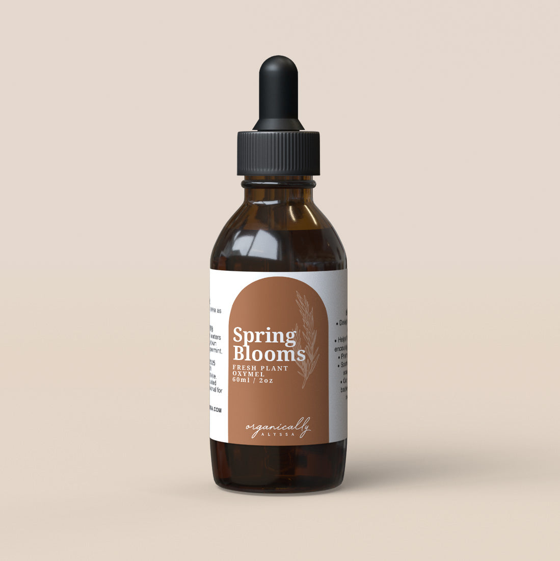 Spring Blooms Oxymel: Vitamins & Minerals