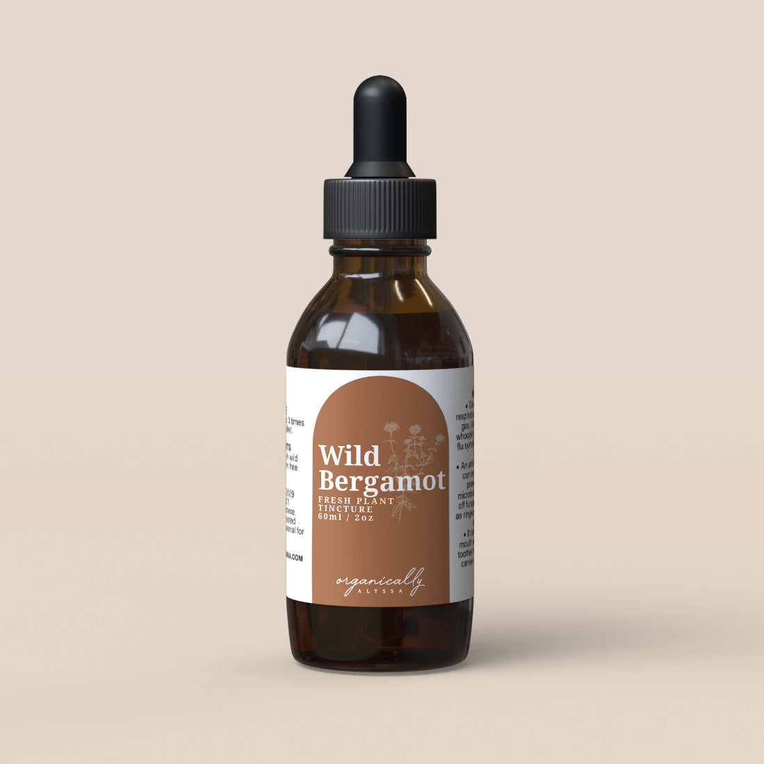 Wild Bergamot Tincture: Respiratory & Stomach Support