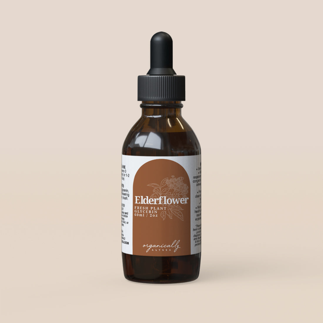 Elderflower Glycerin: Alcohol Free Fever Support