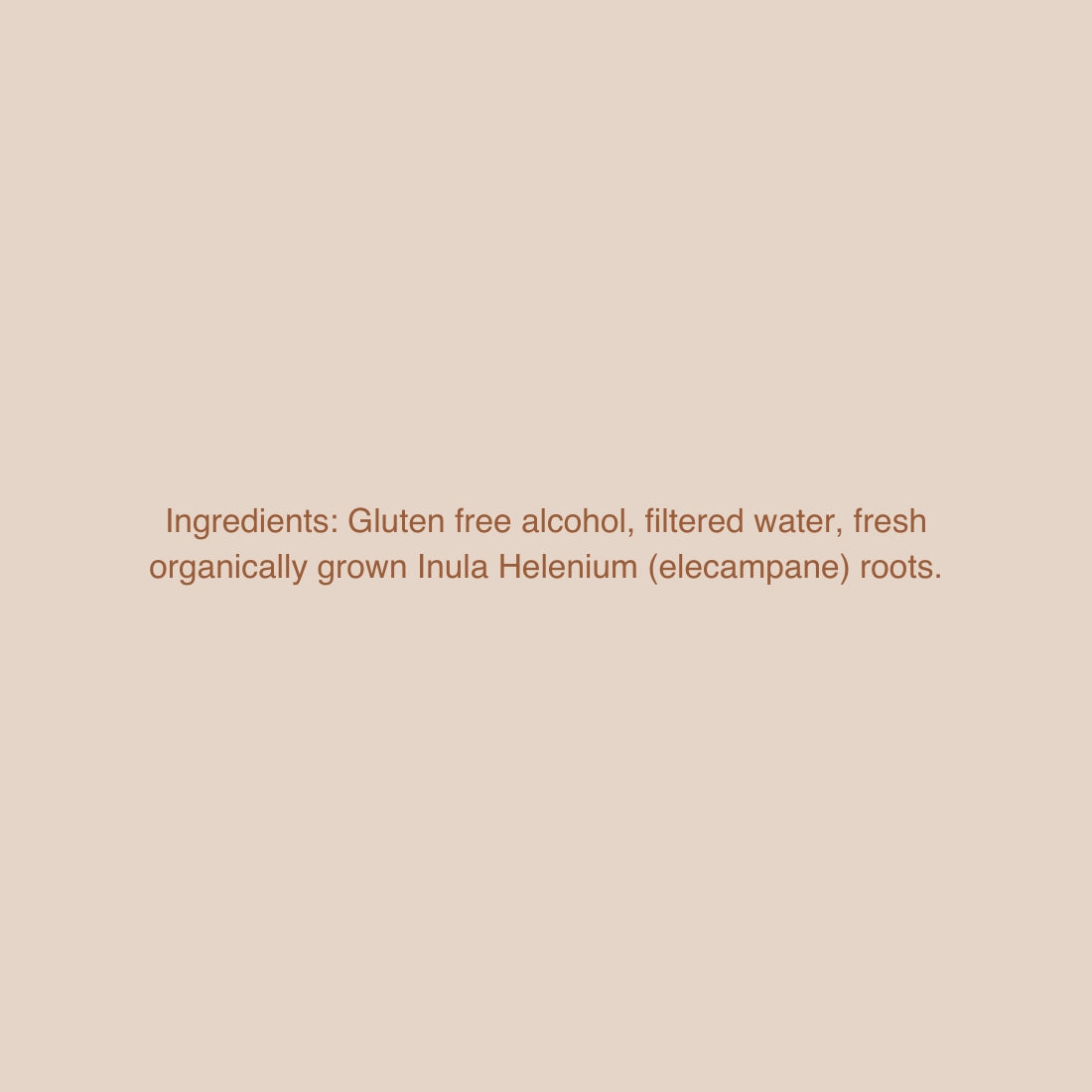 Elecampane Dual Extract Tincture: Phlegm Support