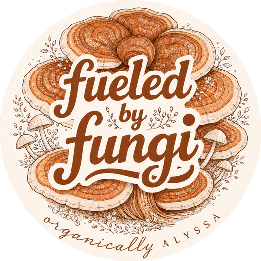 Fueled by Fungi Sticker